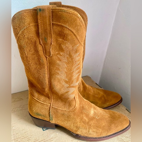TECOVAS Brand The Josie Sienna Suede Cowboy Boot - Picture 9 of 13
